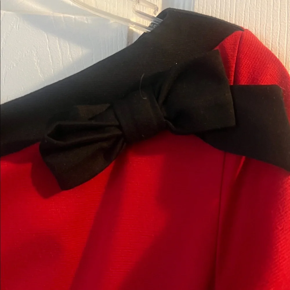 RockSteady Red Blouse with Black Trim - Picture 2 of 3